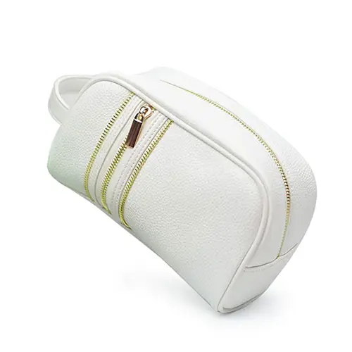 White Portable Best Makeup Bags Bridesmaid Waterproof Brush Bag Mermaid Hanging Toiletry Bag